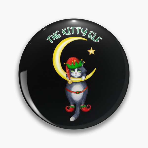 Item preview, The Kitty Cat Elf! Show everyone just how much you love your cheeky sassy kitty this Christmas! designed and sold by HROC.