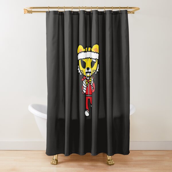 Tokidoki Sea Punk Shower Curtain with Rings (Blue) : : Home