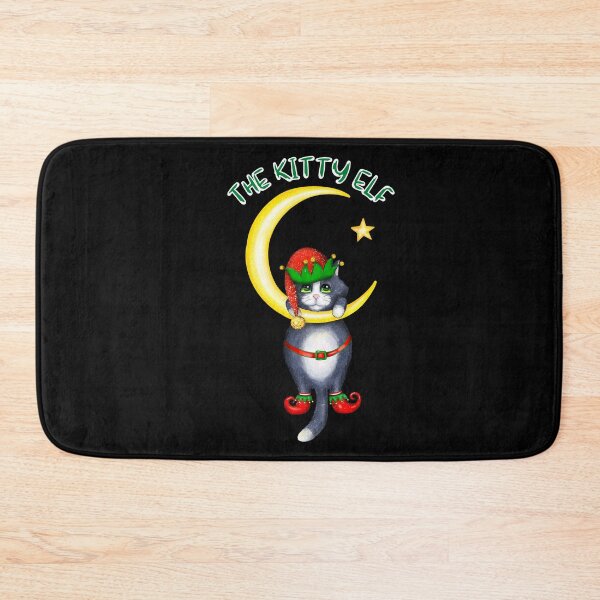 Item preview, The Kitty Cat Elf! Show everyone just how much you love your cheeky sassy kitty this Christmas! designed and sold by HROC.