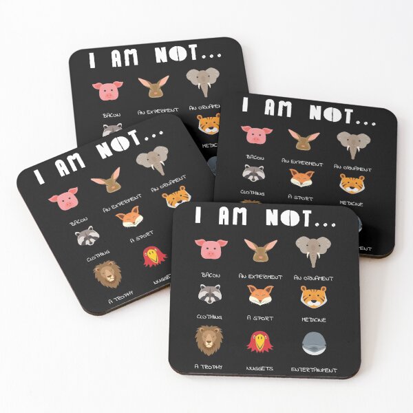 Item preview, I Am Not... Animal Welfare Animal Rights designed and sold by MooonTees.