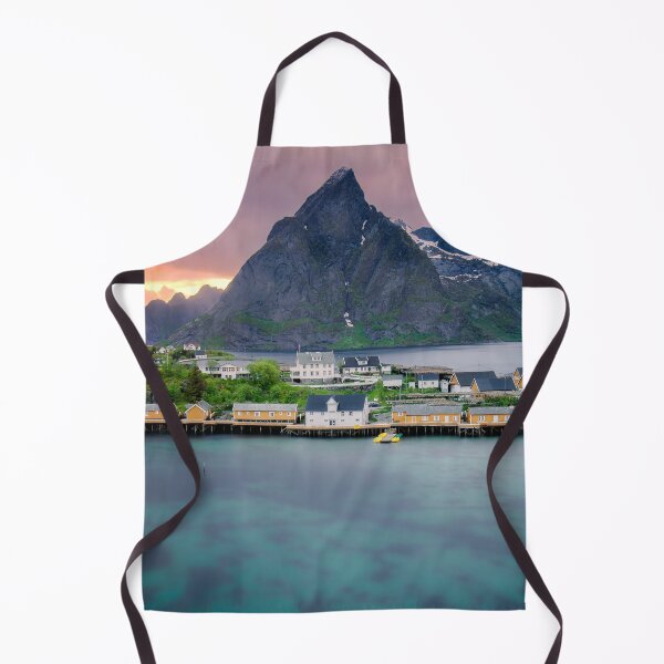 Item preview, Sakrisøy_Rorbuer_Lofoten_Norway_Midnight_Sun designed and sold by KeiserOne.