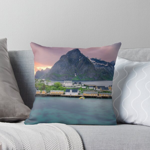 Item preview, Sakrisøy_Rorbuer_Lofoten_Norway_Midnight_Sun designed and sold by KeiserOne.