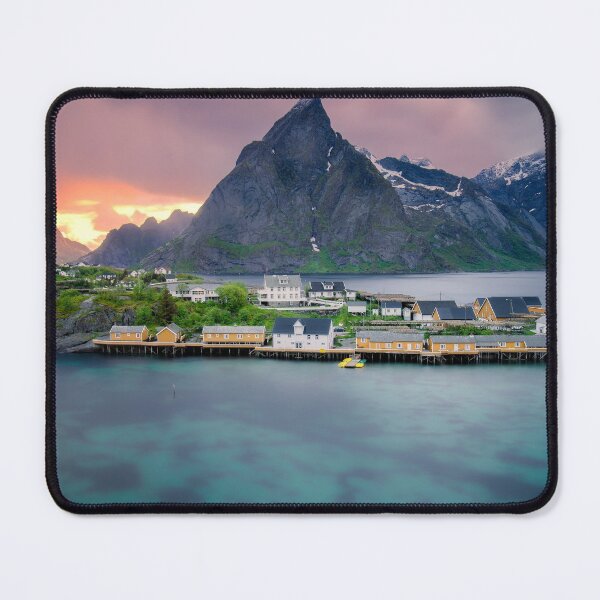Item preview, Sakrisøy_Rorbuer_Lofoten_Norway_Midnight_Sun designed and sold by KeiserOne.