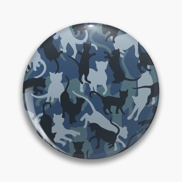 Item preview, Cats Navy Camouflage designed and sold by sifis.