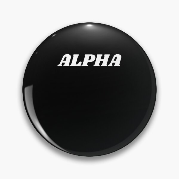 Item preview, ALPHA written in Shrikhand font designed and sold by primetee.