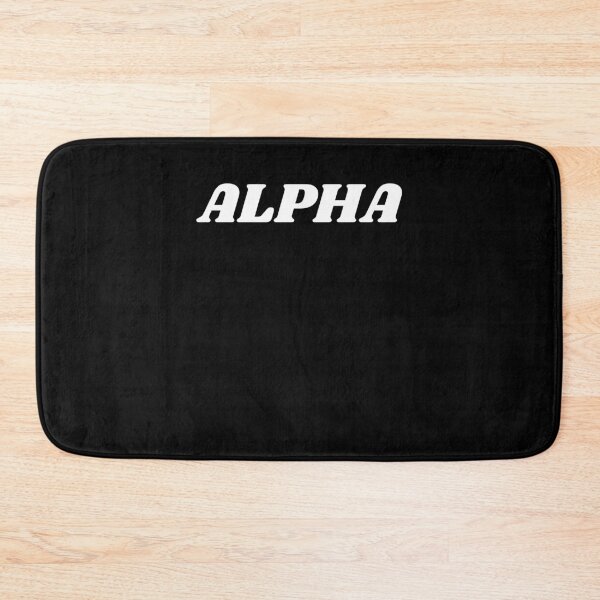 Item preview, ALPHA written in Shrikhand font designed and sold by primetee.