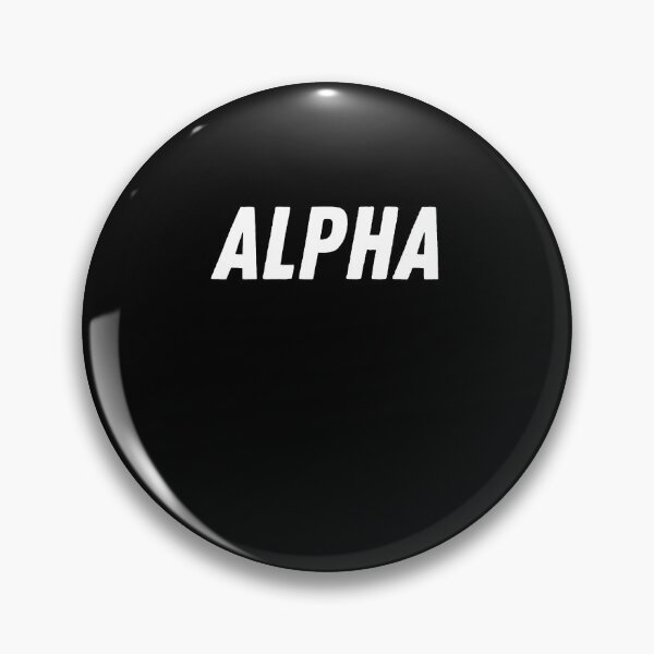 Item preview, ALPHA written in Zing Rust Base font designed and sold by primetee.