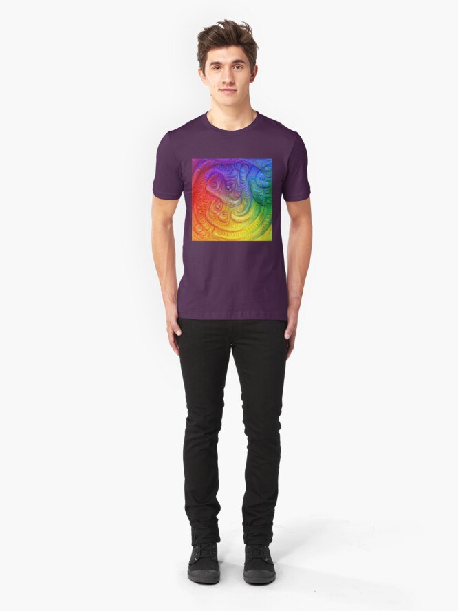 Alternate view of Color Foam #DeepDream Slim Fit T-Shirt
