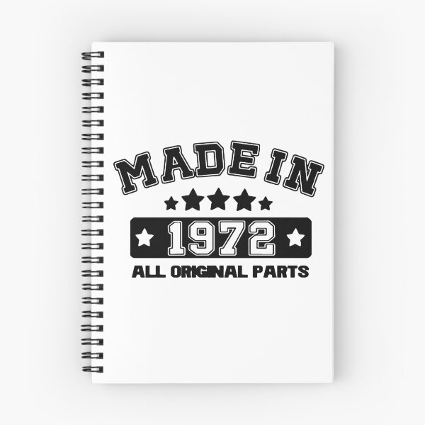 Item preview, Made in 1972 All Original Parts Gift Premium Apparel Funny Holiday Xmas designed and sold by DesignByHeartUK.