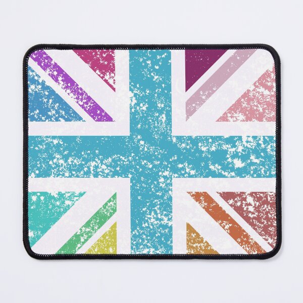 Item preview, Distressed Col Union Jack/Flag Sq designed and sold by NataliePaskell.