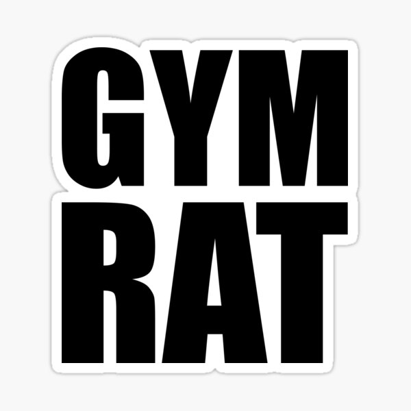 Gym Rats Sticker for Sale by Remigiusz Wiśniewski