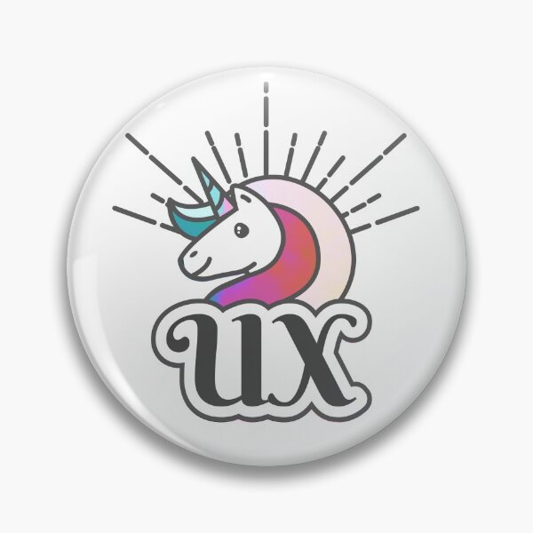 Item preview, Unicornio ux (¡regalo perfecto para diseñadores ux!) designed and sold by Bigika.