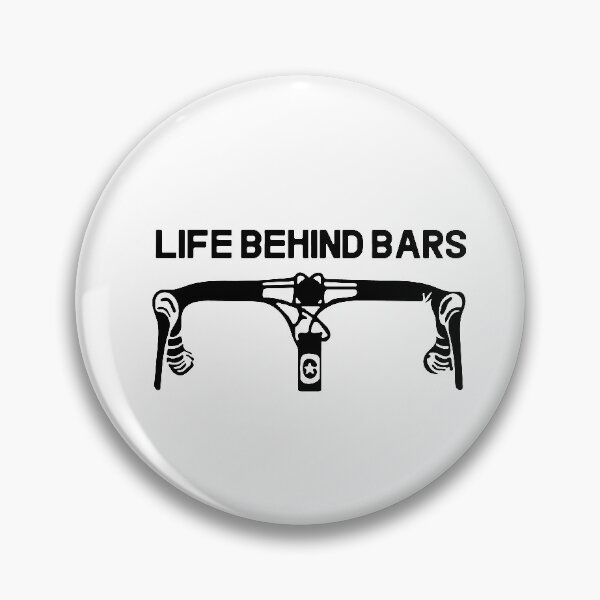 Aperçu de l'œuvre Life behind Bars love cycling mountain bike mtb funny mtb I love Riding Art Design Happy Apparel Essential Inspiration Joy Mood Funny créée et vendue par DesignByHeartUK.