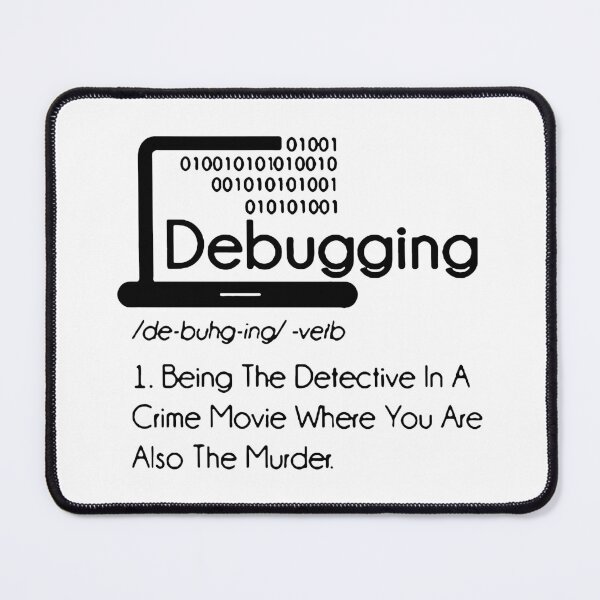 Item preview, Funny Debugging Defination Programmer Java C++ Choose Your option Python Love Art Design Happy Apparel Essential Inspiration Joy Mood Funny Cat designed and sold by DesignByHeartUK.
