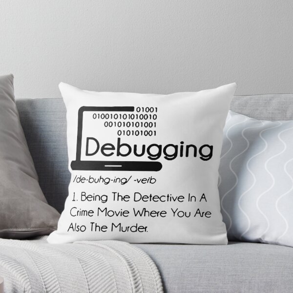 Item preview, Funny Debugging Defination Programmer Java C++ Choose Your option Python Love Art Design Happy Apparel Essential Inspiration Joy Mood Funny Cat designed and sold by DesignByHeartUK.