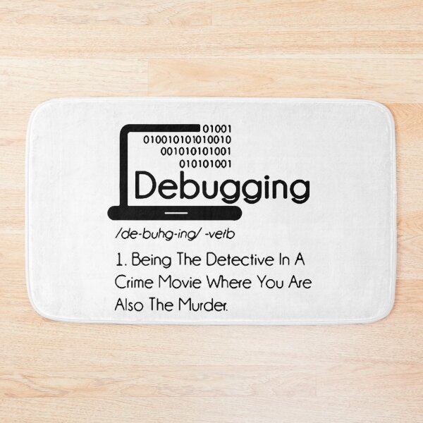 Item preview, Funny Debugging Defination Programmer Java C++ Choose Your option Python Love Art Design Happy Apparel Essential Inspiration Joy Mood Funny Cat designed and sold by DesignByHeartUK.