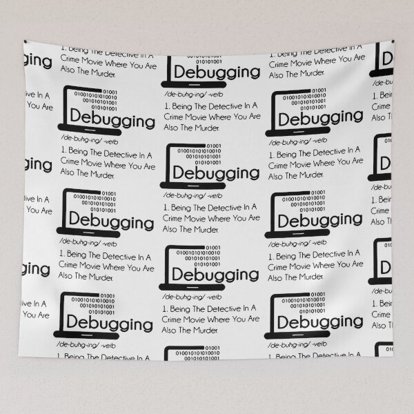 Item preview, Funny Debugging Defination Programmer Java C++ Choose Your option Python Love Art Design Happy Apparel Essential Inspiration Joy Mood Funny Cat designed and sold by DesignByHeartUK.