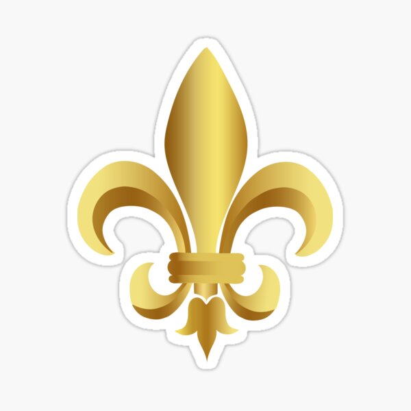  Golden Fleur De Lis Laptop Shoulder Bag, Computer