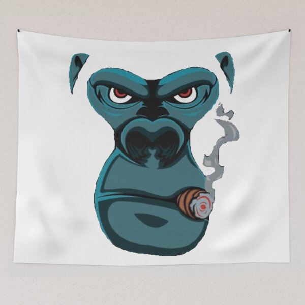 Item preview, smoking gorilla 2.0 designed and sold by LifelineStore.