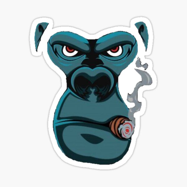 Creepy Scary Gorilla Tag Ghost Sticker for Sale by ContTraders