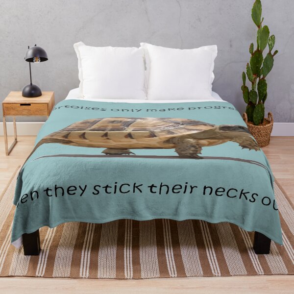 Item preview, Tortoises Only Make Progress When They Stick Their Necks Out designed and sold by taiche.