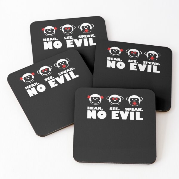 Item preview, 3 Monkeys - Hear No Evil See No Evil Speak No Evil designed and sold by NGAGE "LIVE LIFE".