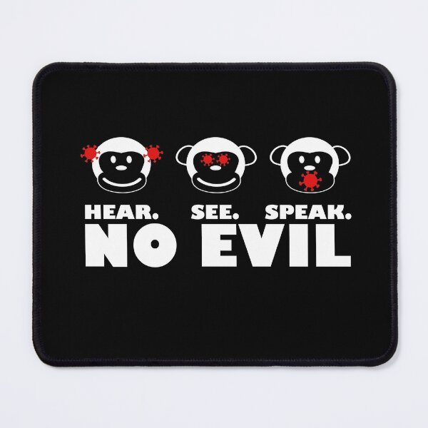 Item preview, 3 Monkeys - Hear No Evil See No Evil Speak No Evil designed and sold by NGAGE "LIVE LIFE".