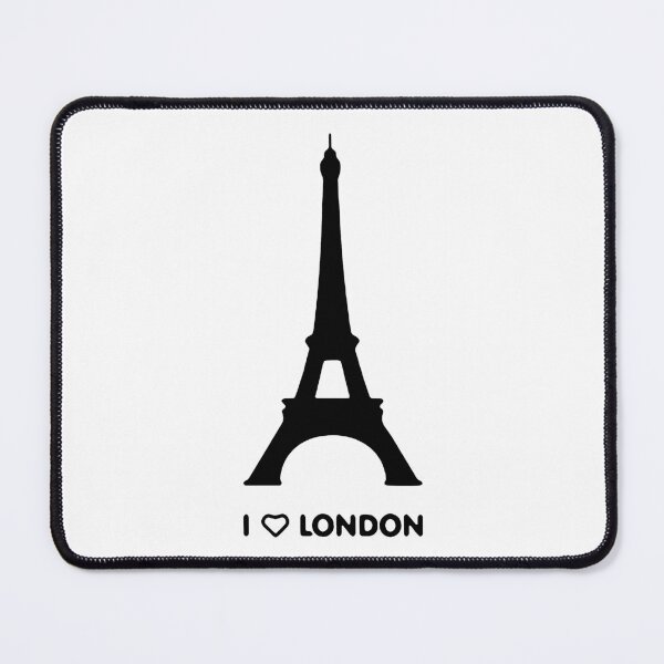 Item preview, I love London Funny Paris Eiffel Tower Prank Love Paris Fitted Art Design Happy Apparel Essential Inspiration Joy Mood Funny designed and sold by DesignByHeartUK.
