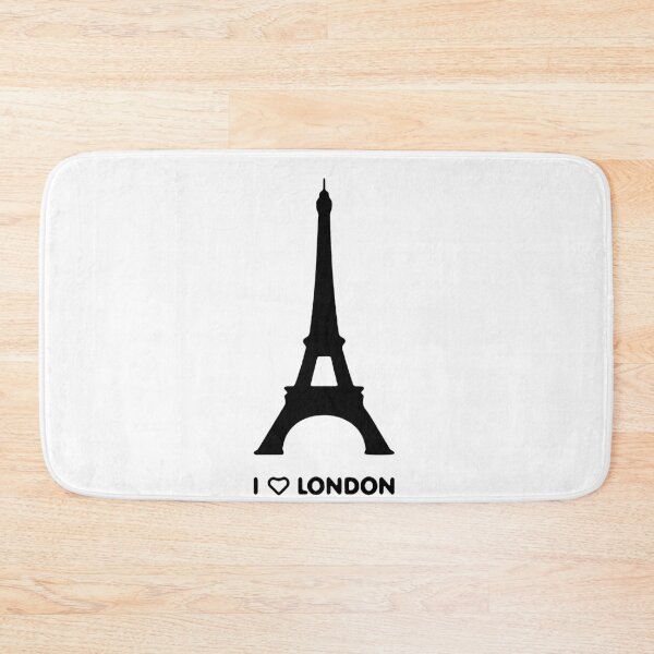 Item preview, I love London Funny Paris Eiffel Tower Prank Love Paris Fitted Art Design Happy Apparel Essential Inspiration Joy Mood Funny designed and sold by DesignByHeartUK.