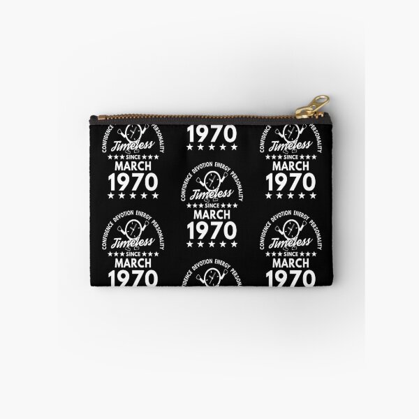 Item preview, March Birthday Timeless Person - 1970 - White Text designed and sold by MoonsmileProd.