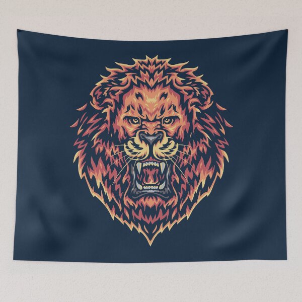 Item preview, The Mighty Roaring Lion designed and sold by Vector Scout Lab.