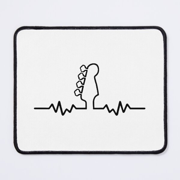 Item preview, Guitar Shirt Heart Beat Pluse Beat Essential Gift Premium Apparel Funny Holiday Xmas designed and sold by DesignByHeartUK.