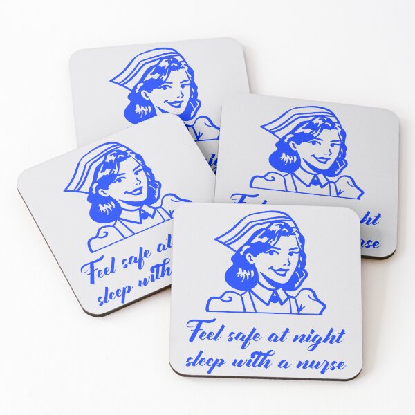 Item preview, Feel Safe At Night Sleep With A Nurse. Funny Medical Advice designed and sold by Rebel-Design.