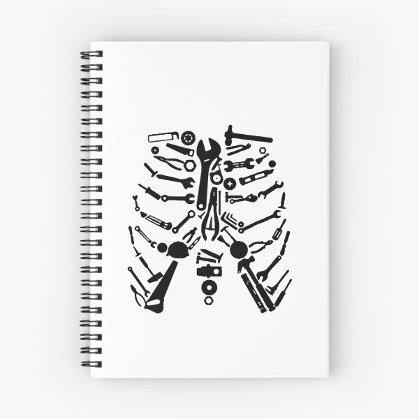 Item preview, Mechanic Funny Trade Ribs Chest Tools Body Hammer Screw Per Hour Art Design Happy Apparel Essential Inspiration Joy Mood Funny designed and sold by DesignByHeartUK.