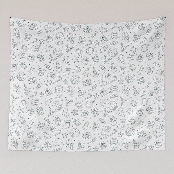 Item preview, Pattern Simple Linear Christmas  designed and sold by OutcastBrain.