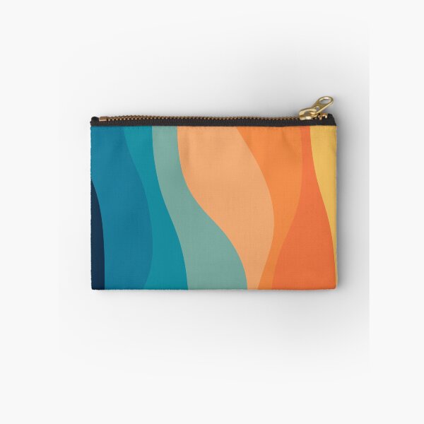 Item preview, Colorful retro style waves decoration  designed and sold by BattaAnastasia.