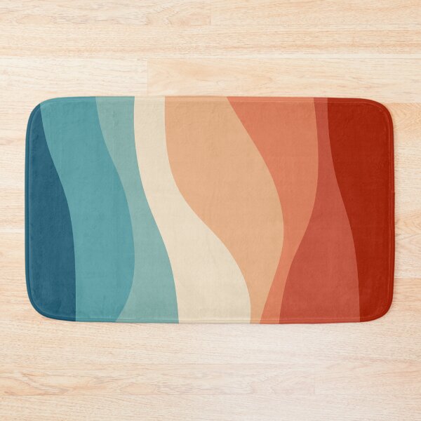 Item preview, Colorful retro style waves decoration designed and sold by BattaAnastasia.