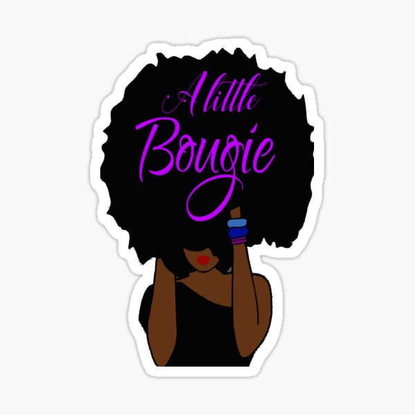 Item preview, A Little Bougie Afro Woman  designed and sold by BeautifullyChic.