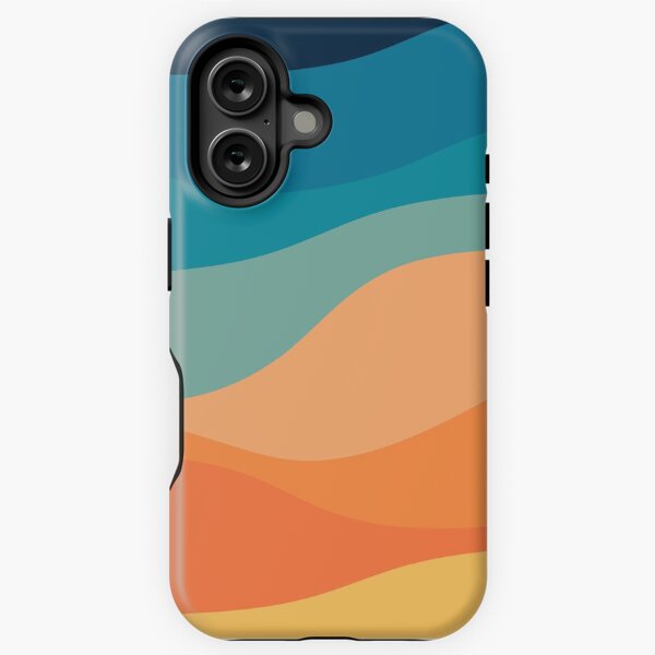 Item preview, Colorful retro style waves decoration  designed and sold by BattaAnastasia.