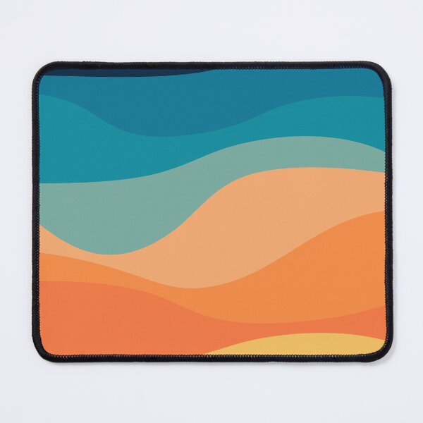 Item preview, Colorful retro style waves decoration designed and sold by BattaAnastasia.