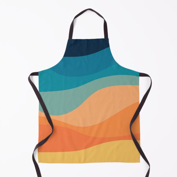 Item preview, Colorful retro style waves decoration designed and sold by BattaAnastasia.