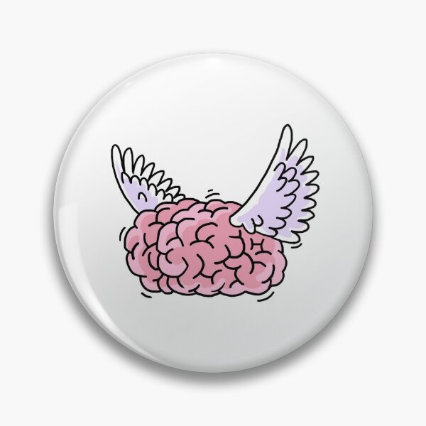 Item preview, brain with wings designed and sold by Niti-Niti.