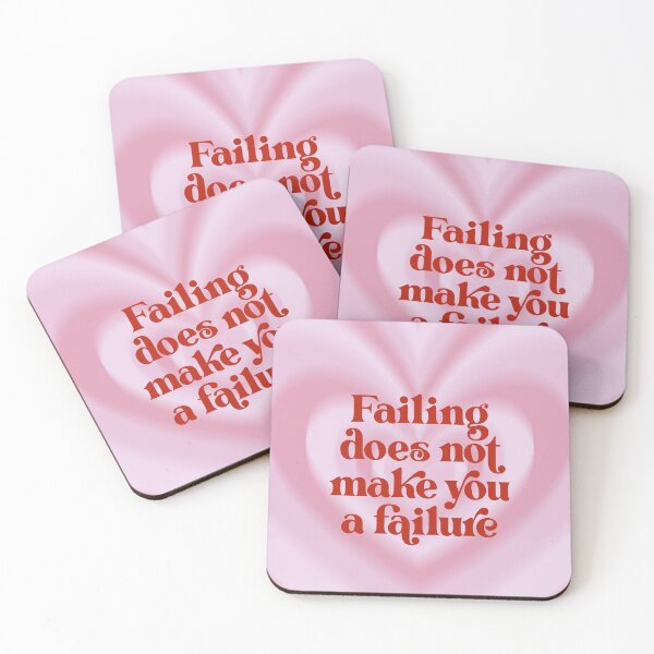 Item preview, Failing Does Not Make You A Failure Aura Quote (Pink Aura Quote, xi 2021) designed and sold by cadinera.