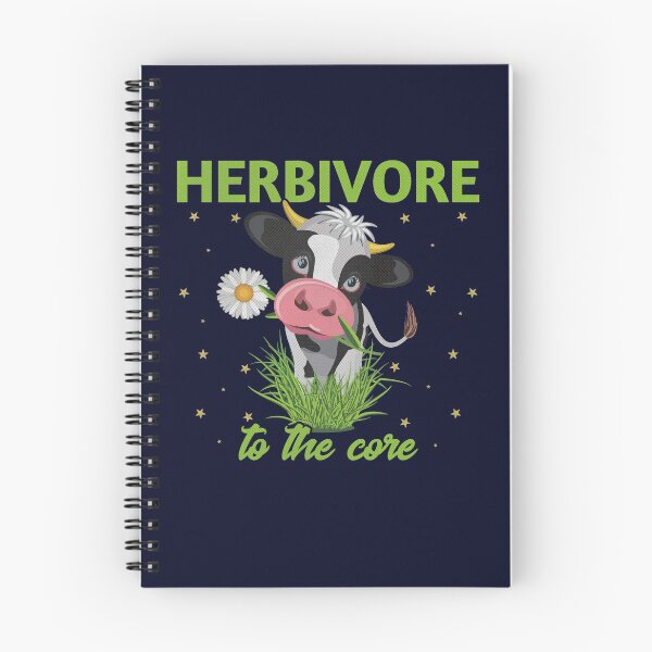 Item preview, Herbivore To The Core - Cow - Go Vegan designed and sold by GreenSlate.