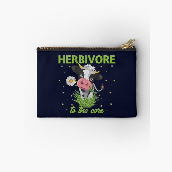 Item preview, Herbivore To The Core - Cow - Go Vegan designed and sold by GreenSlate.