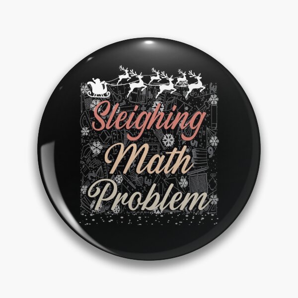 Item preview, Sleighing math problem funny Christmas gift for boy and students designed and sold by patroart.