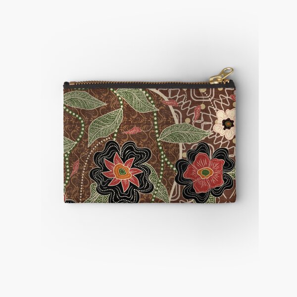 Item preview, Groovy Batik Abstract Pattern with Flowers designed and sold by nouveaudecor.