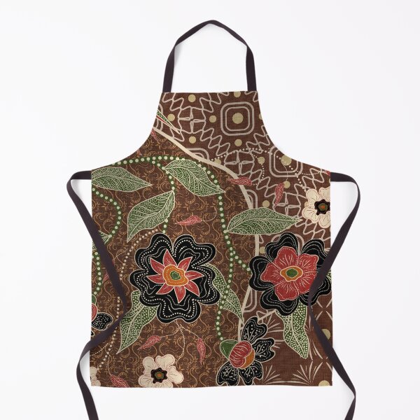 Item preview, Groovy Batik Abstract Pattern with Flowers designed and sold by nouveaudecor.