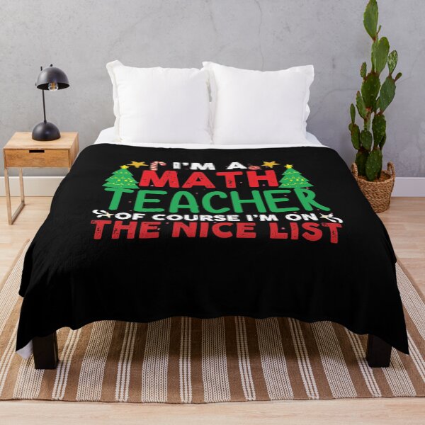 Item preview, I'm a math teacher of course I'm on the nice list Funny math teacher christmas gift designed and sold by patroart.