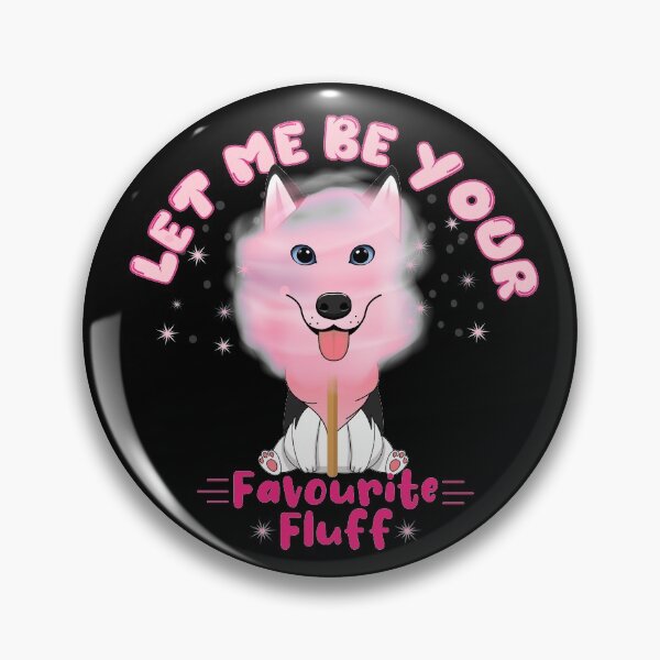 Item preview, Cute Sweet Husky Puppy Pink Watercolor Cotton Candy designed and sold by PinkPandaDesign.